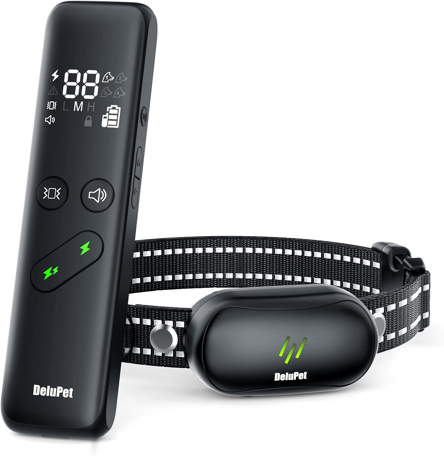 Dog Shock Collar - Electric Dog Training Collar with Remote 1600FT, Rechargeable