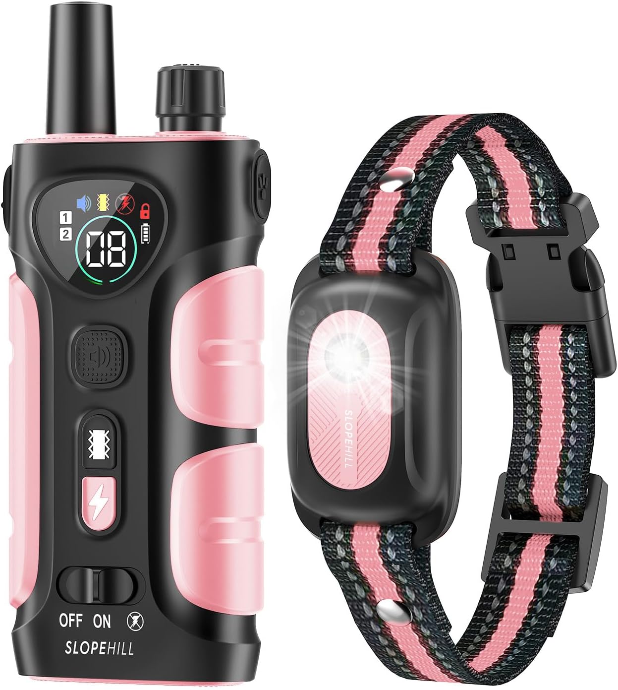 SLOPEHILL Dog Shock Collar,4200FT Dog Training Collar with Remote,IPX8 Waterproo